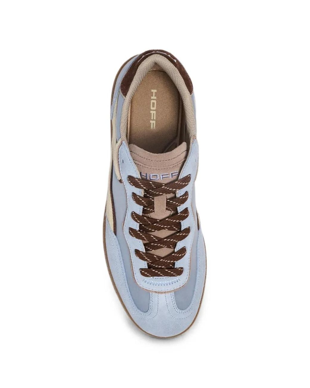 HOFF White Park Panelled Suede-Trim Sneakers