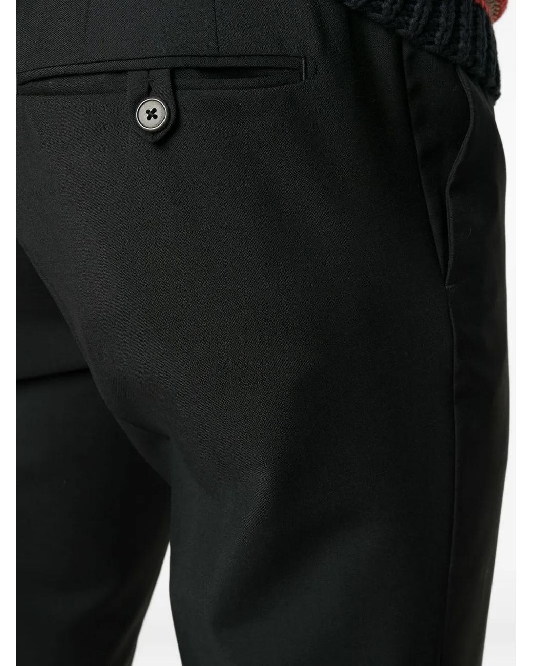 Prada Black Single Breasted Wool And Mohair Suit for men