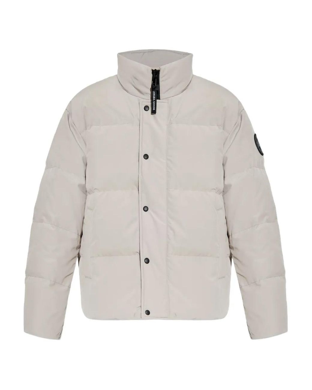 Canada Goose White Snap-Fastening Padded Jacket for men