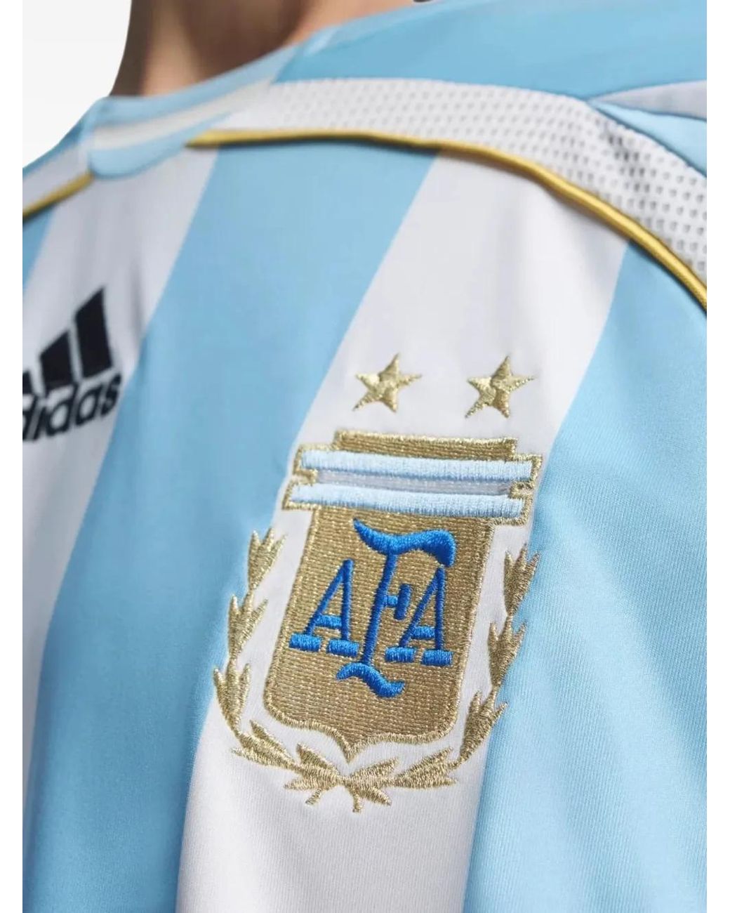 Adidas Blue Argentina Home Jersey T-Shirt 2006 for men