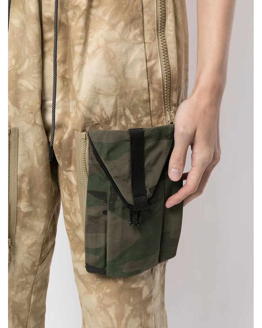 Mostly Heard Rarely Seen Multicolor Zipoff Cargo Trousers for men