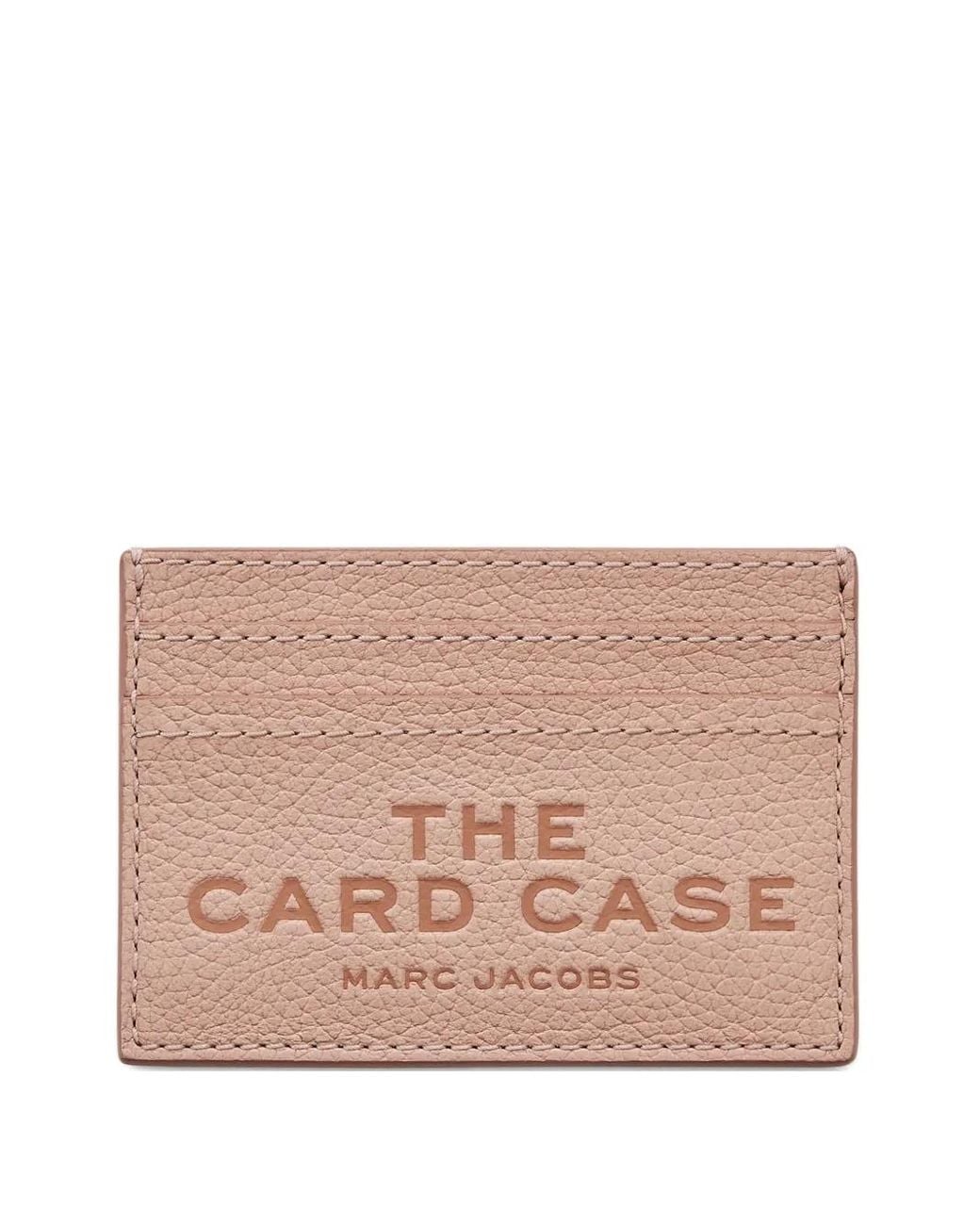 Marc Jacobs Pink The Leather Kartenetui