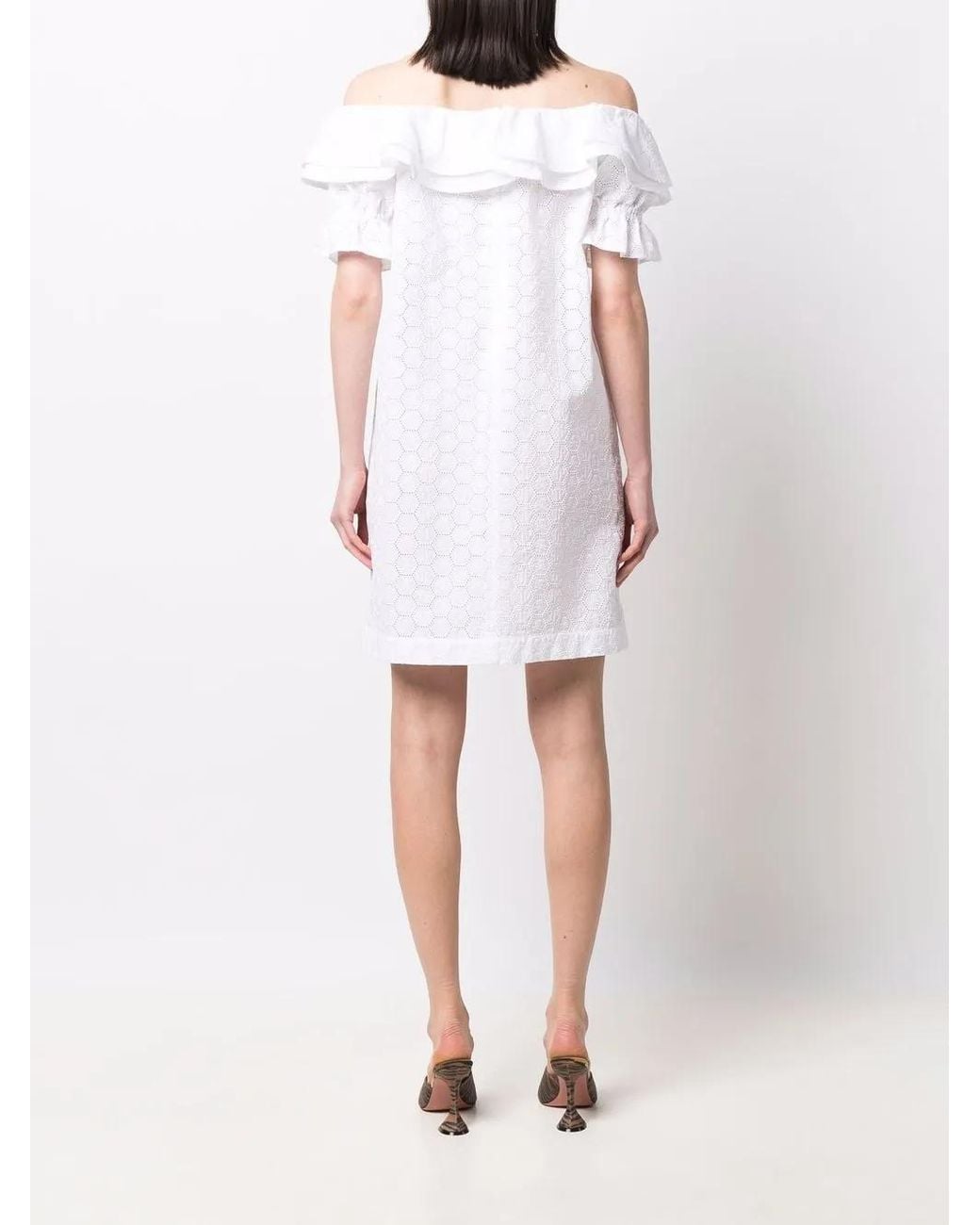 Philipp Plein Jurk Van Kant in het White
