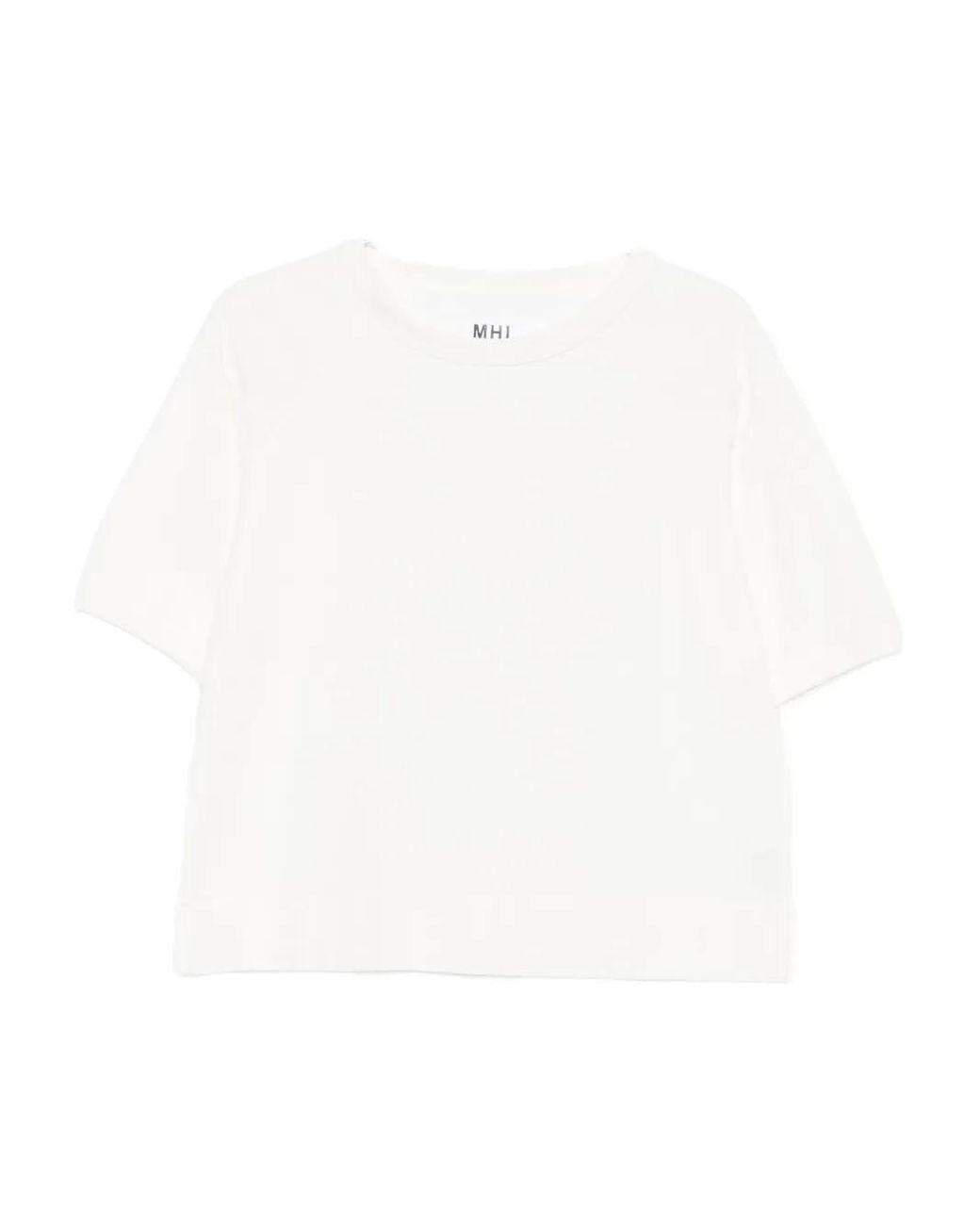 MHL by Margaret Howell White Raglan-Sleeve T-Shirt