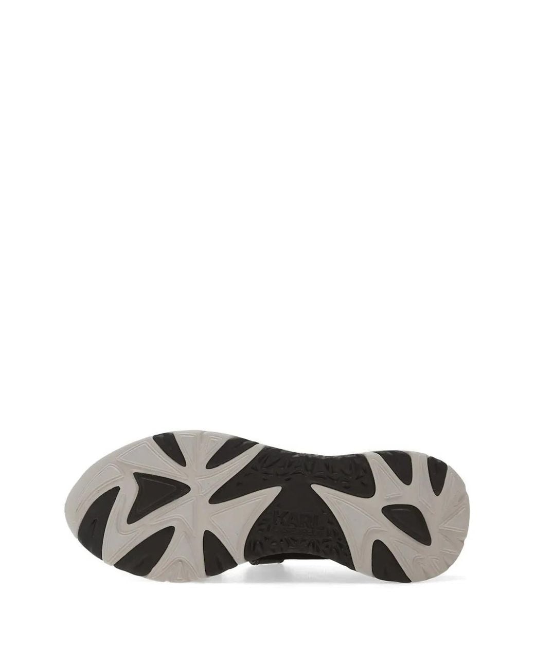Karl Lagerfeld Black Patent-Finish Touch-Strap Sneakers