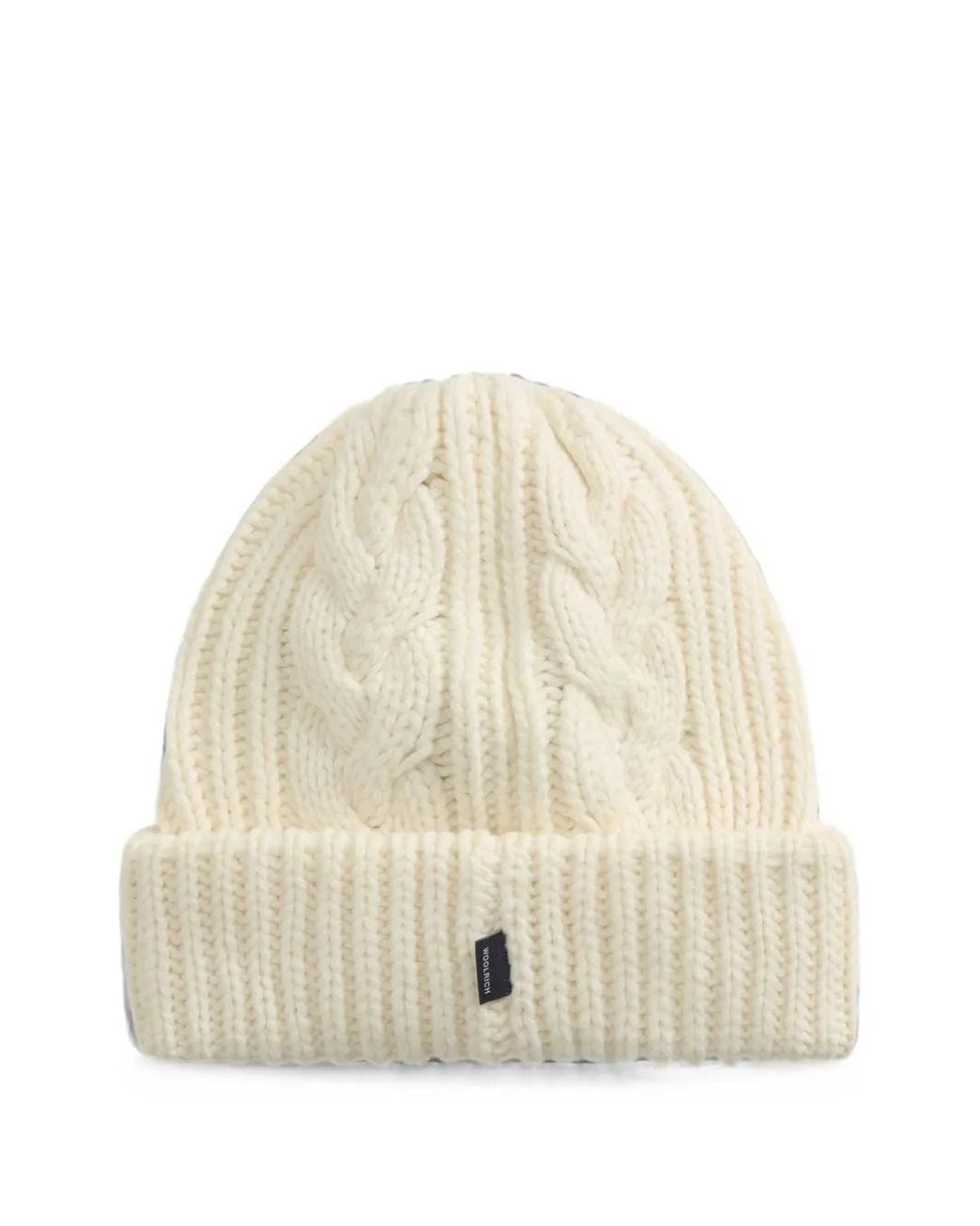 Berretto di Woolrich in Natural da Uomo
