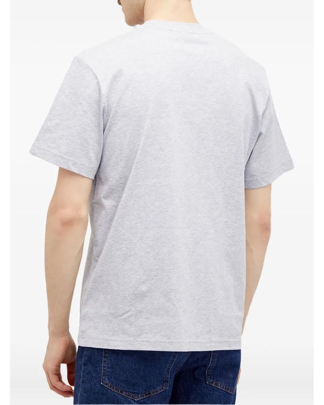 Lacoste White Logo-Patch Cotton T-Shirt for men