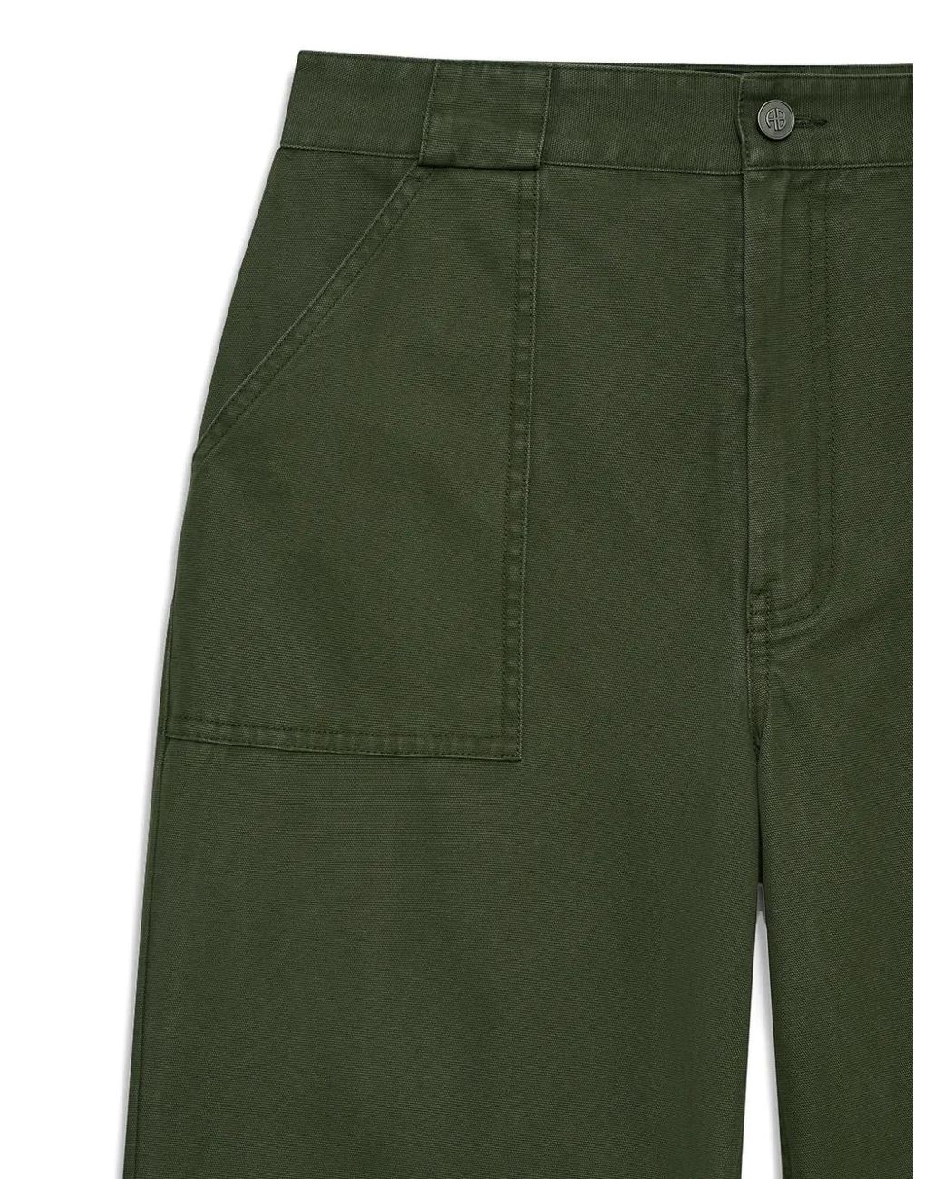 Anine Bing Green Grayson Pant