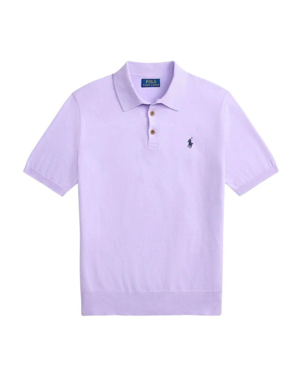 Polo Ralph Lauren Purple Signature Polo Pony Motif-Embroidered Polo-Collar Polo Shirt for men
