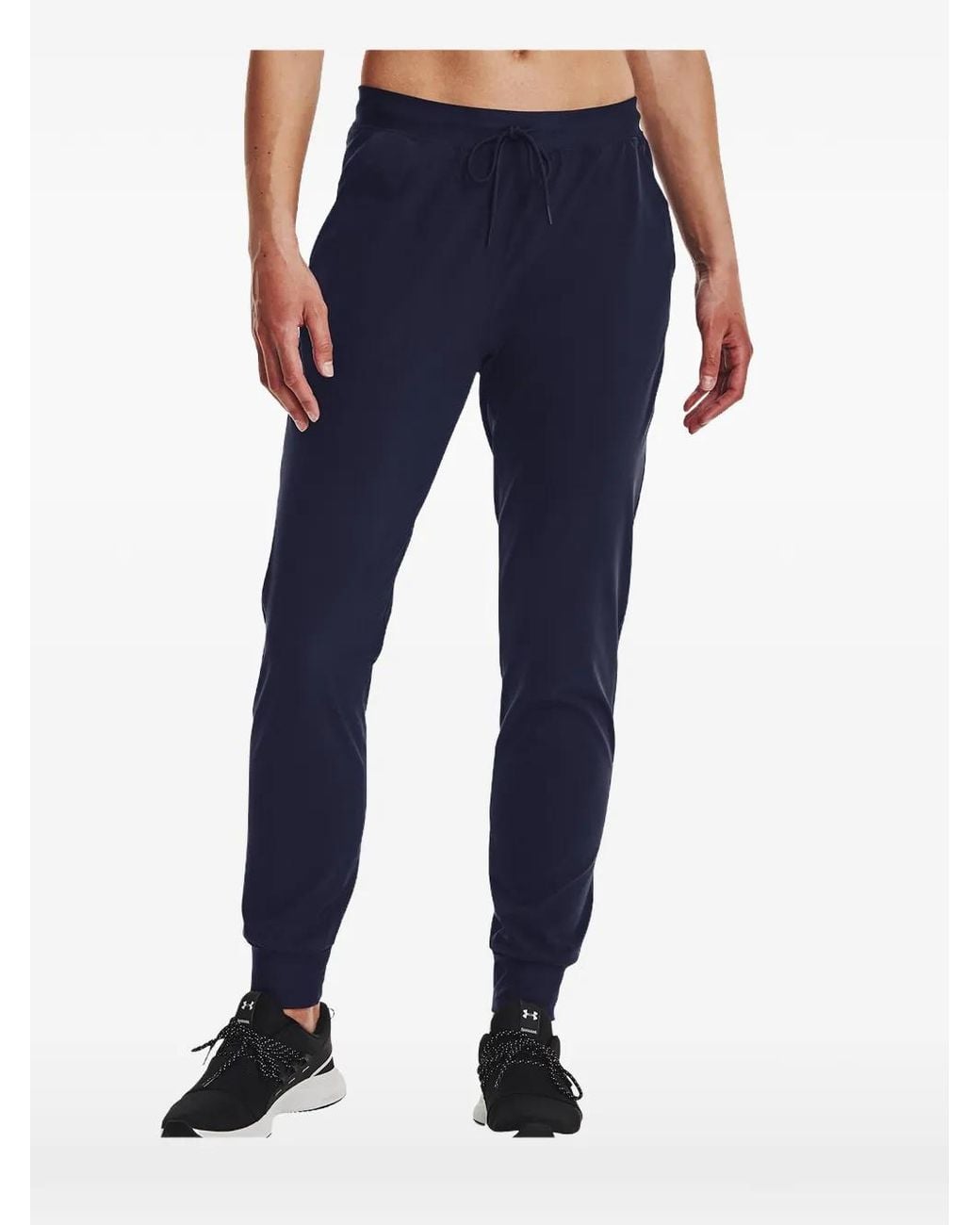 Under Armour Blue Drawstring Woven Track Pants