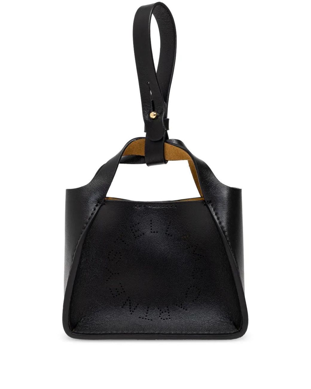 Stella McCartney Black Logo-Perforated Airpods Case