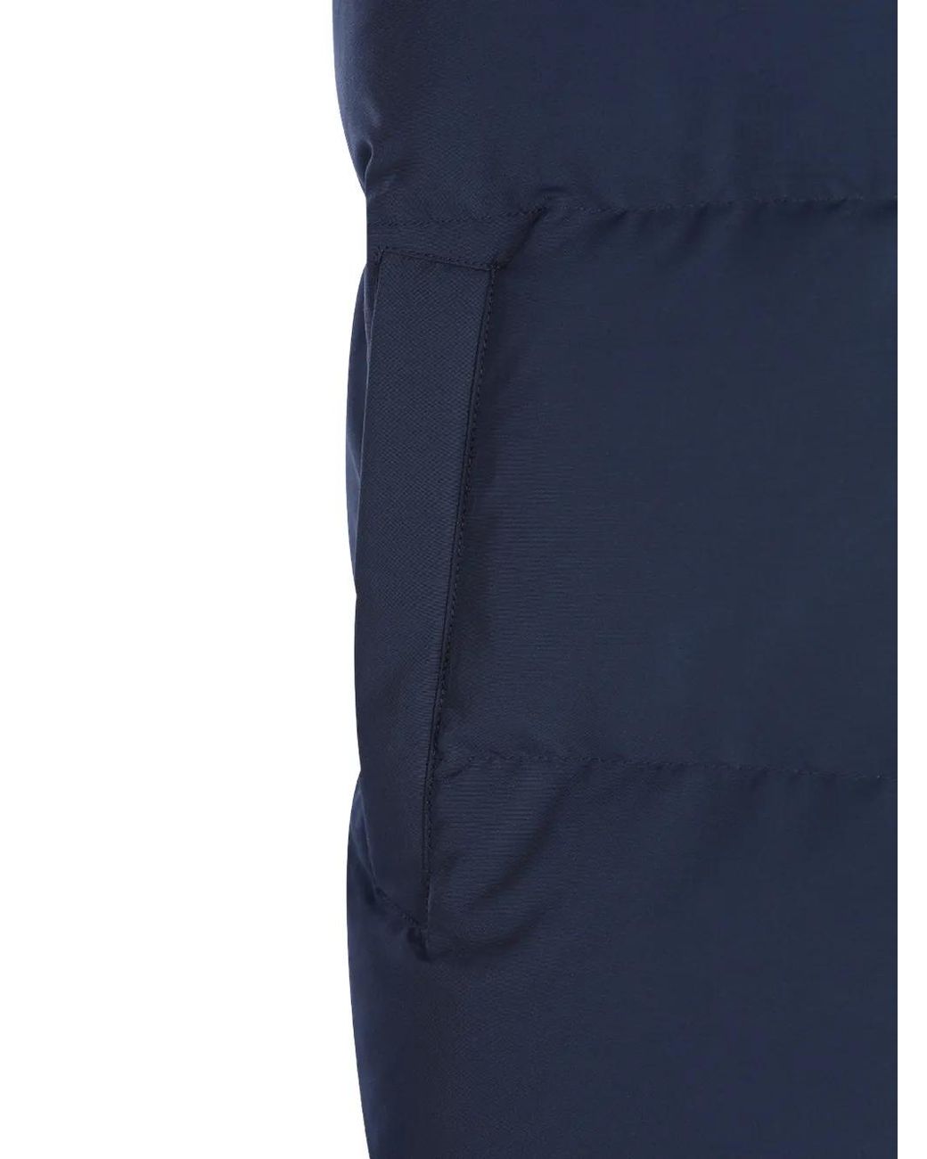 Eleventy Blue Hooded Padded Gilet for men
