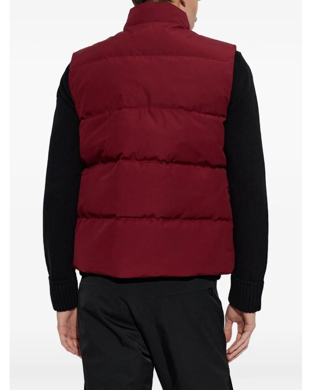 Canada Goose Red Legacy Quilted Gilet for men