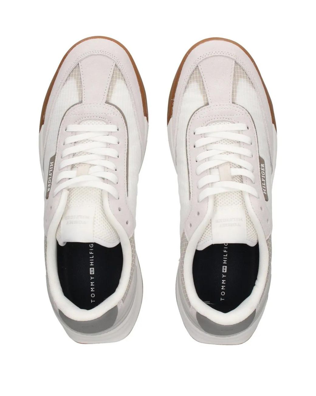 Tommy Hilfiger White Cleat Classic Sneakers for men