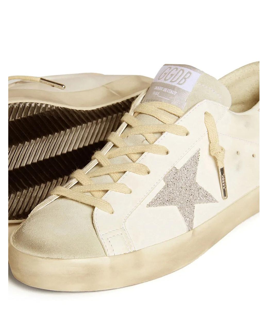 Golden Goose Deluxe Brand White Super Star Sneakers