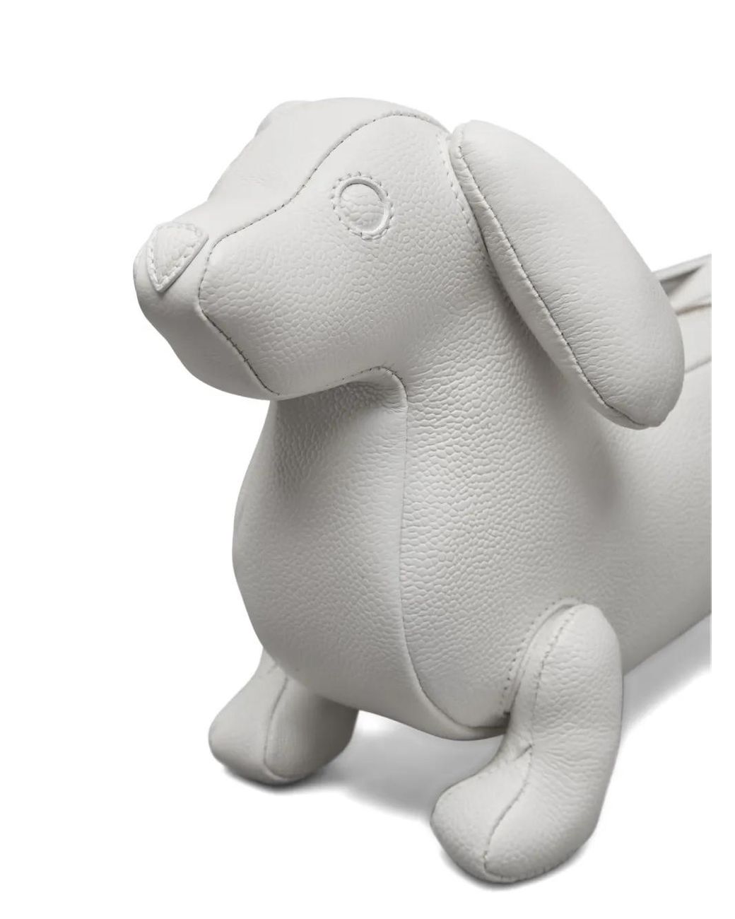 Thom Browne White Hector Leather Shoulder Bag