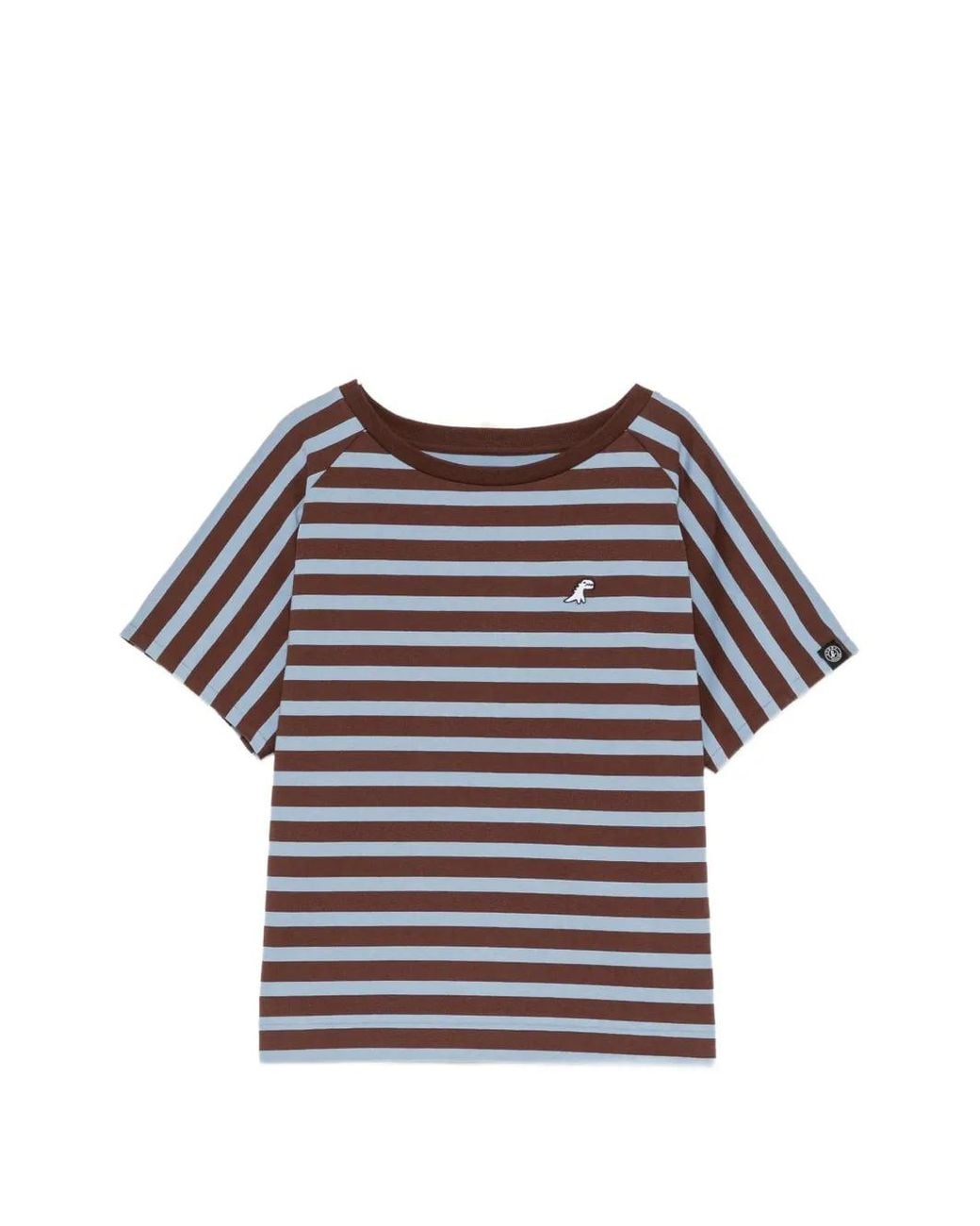 SPORT b. by agnès b. Brown Dinosour-Embroidery T-Shirt