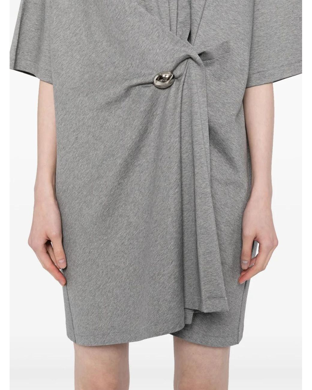JNBY Gray Embellished Dress