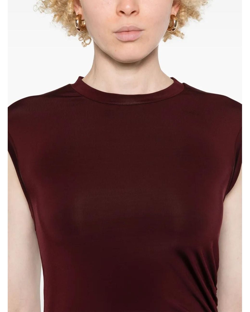 Stella McCartney Purple Sleeveless Maxi Dress