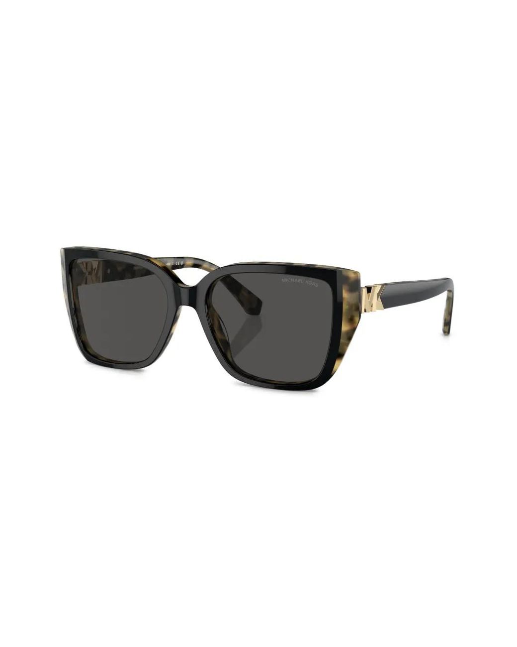 Michael Kors Black Acadia Square-Frame Sunglasses