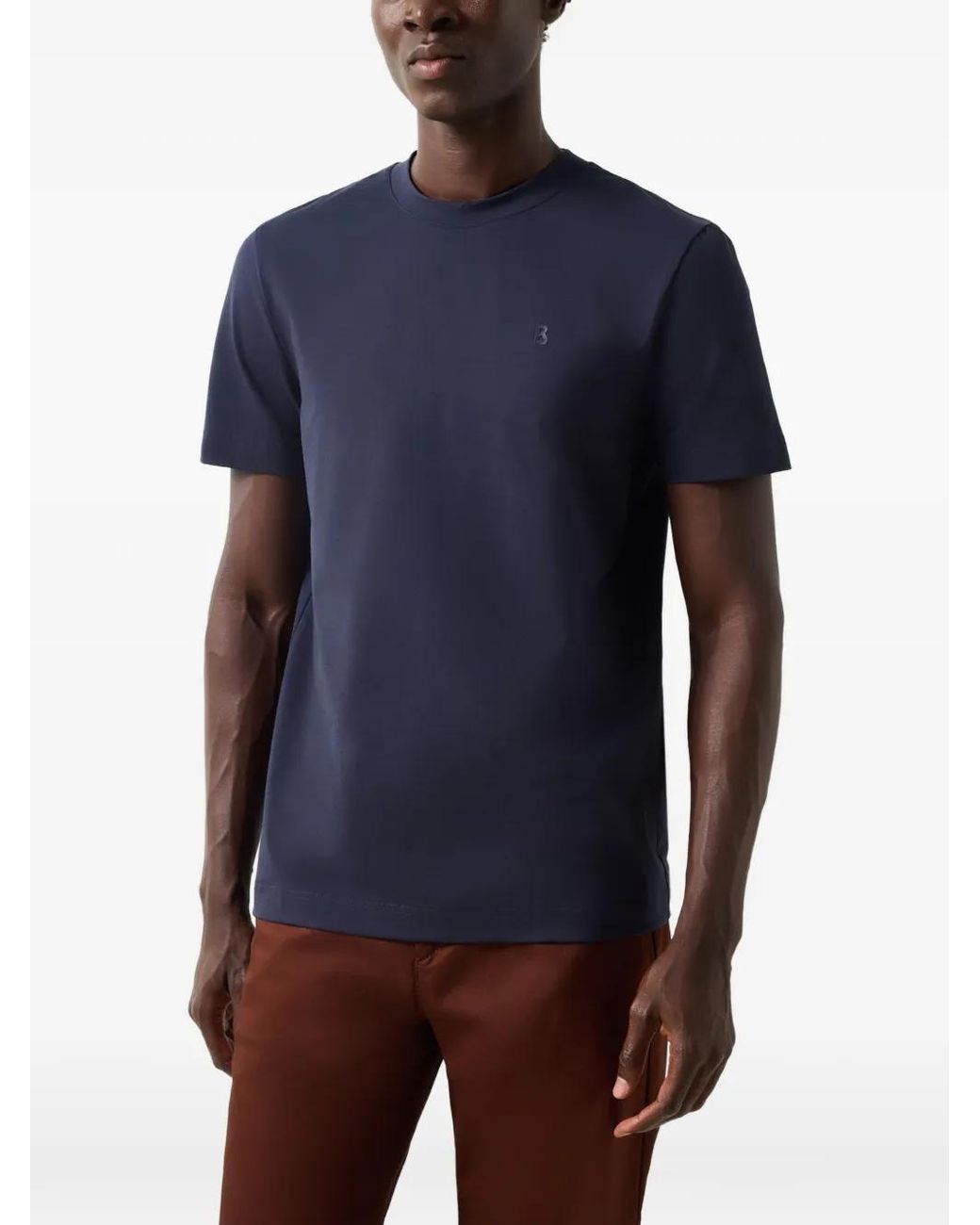Bogner Blue Ryan Logo-Print T-Shirt for men