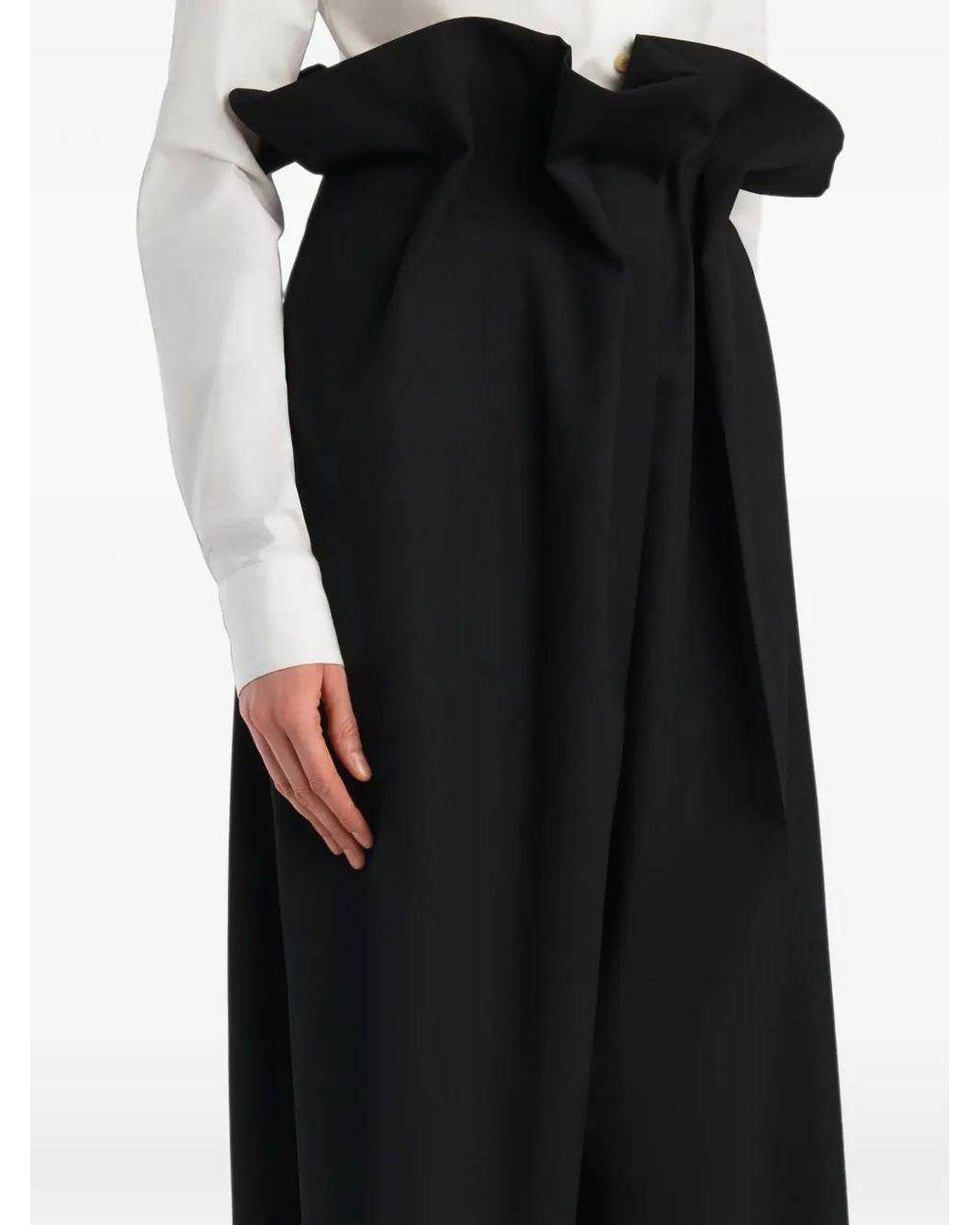 Khaite Black Kira Trousers