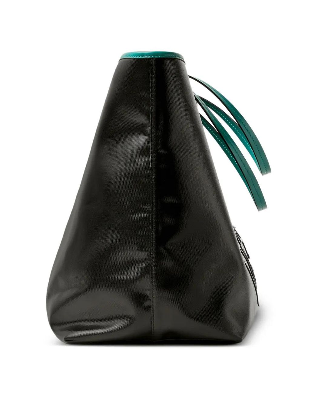 Versace Black Severine Large Coated Canvas Tote