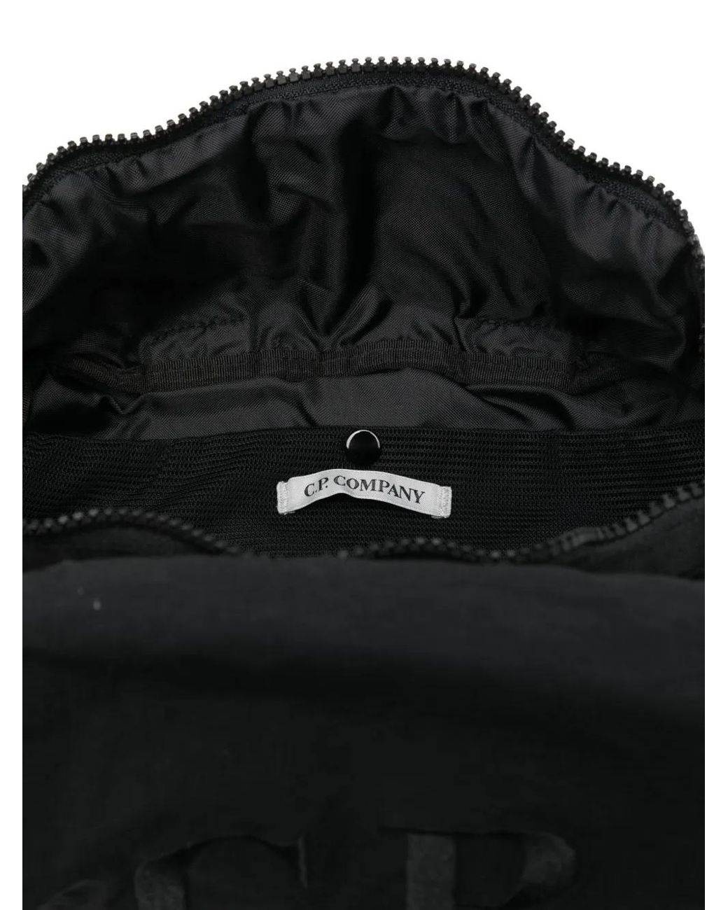 C P Company Black Accessories Waist Bag for men