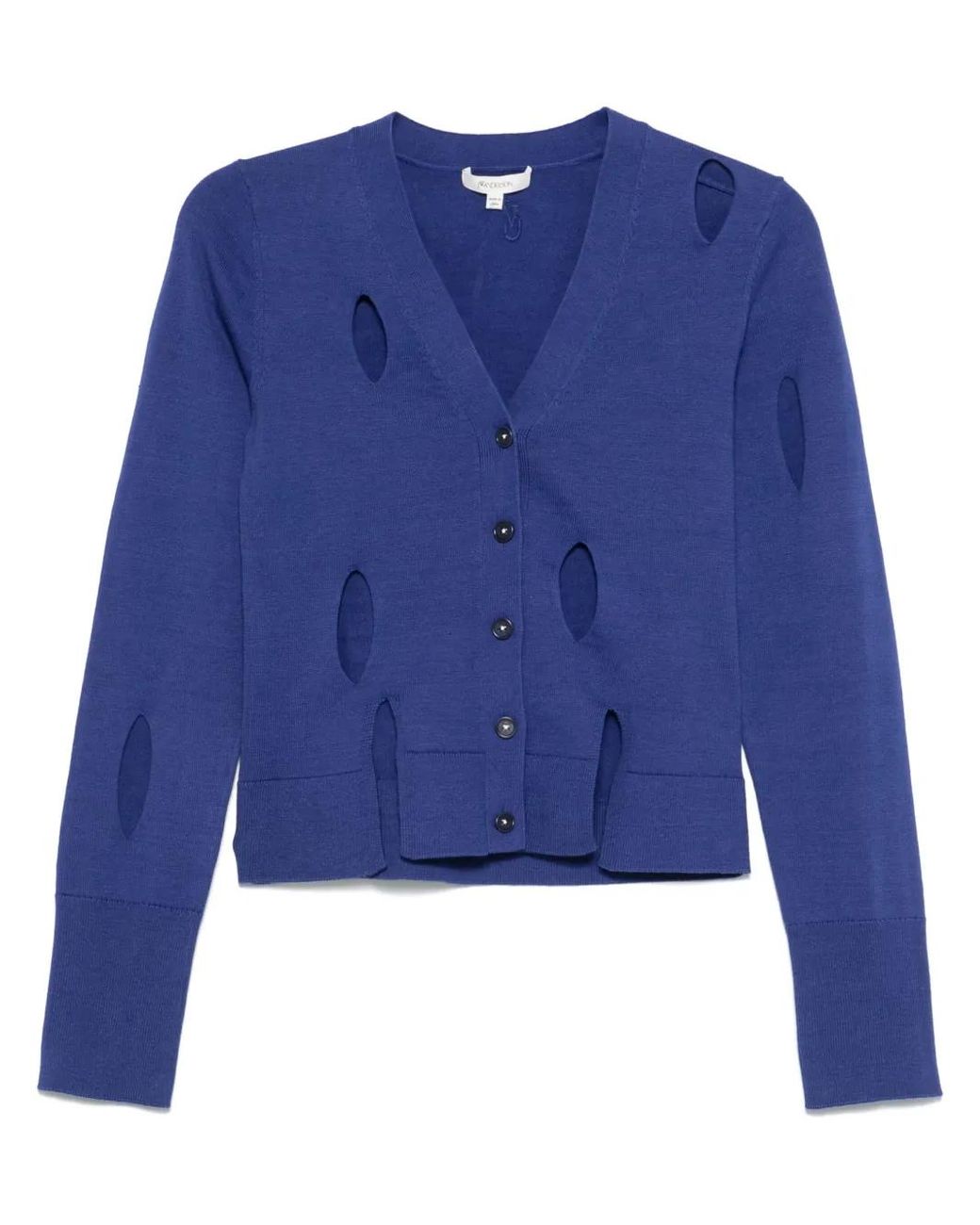 J.W. Anderson Blue Cut-Out Cardigan