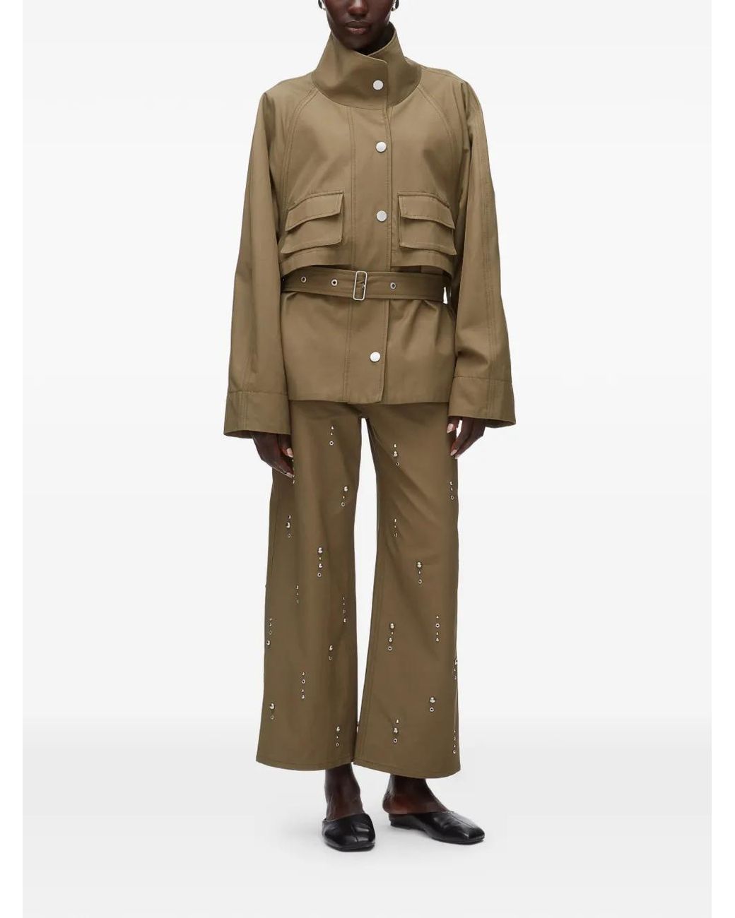 3.1 Phillip Lim Green Belted Jacket