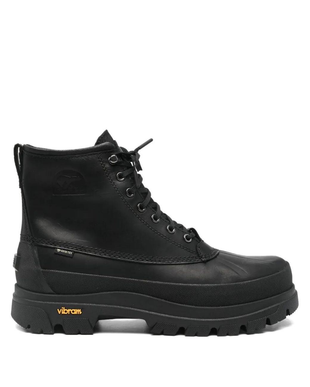 Sorel Black Daystorm Lace-Up Leather Boots for men