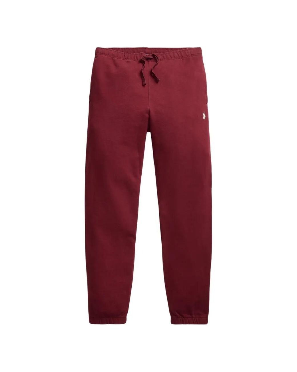 Polo Ralph Lauren Drawstring Logo-Embroidery Track Pants in Red for Men ...
