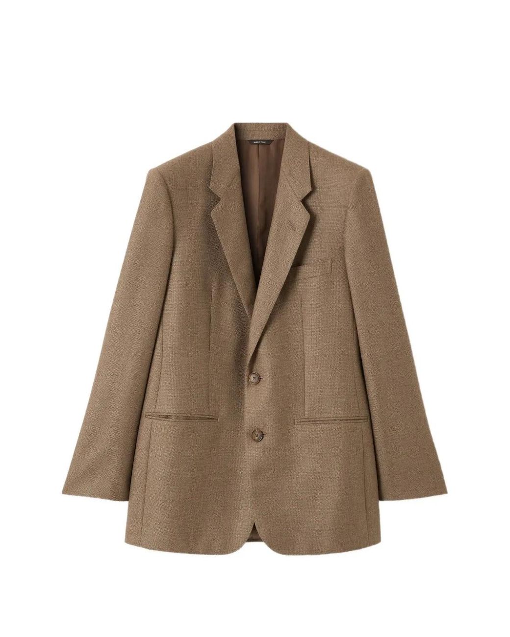 Loro Piana Brown Guia Single-Breasted Blazer