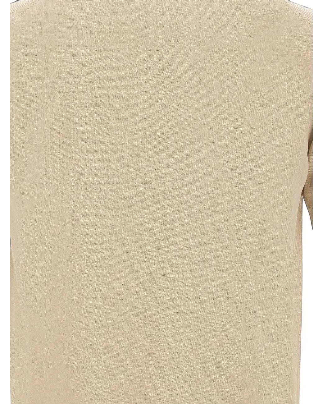 FILIPPO DE LAURENTIIS Natural Cotton T-Shirt for men