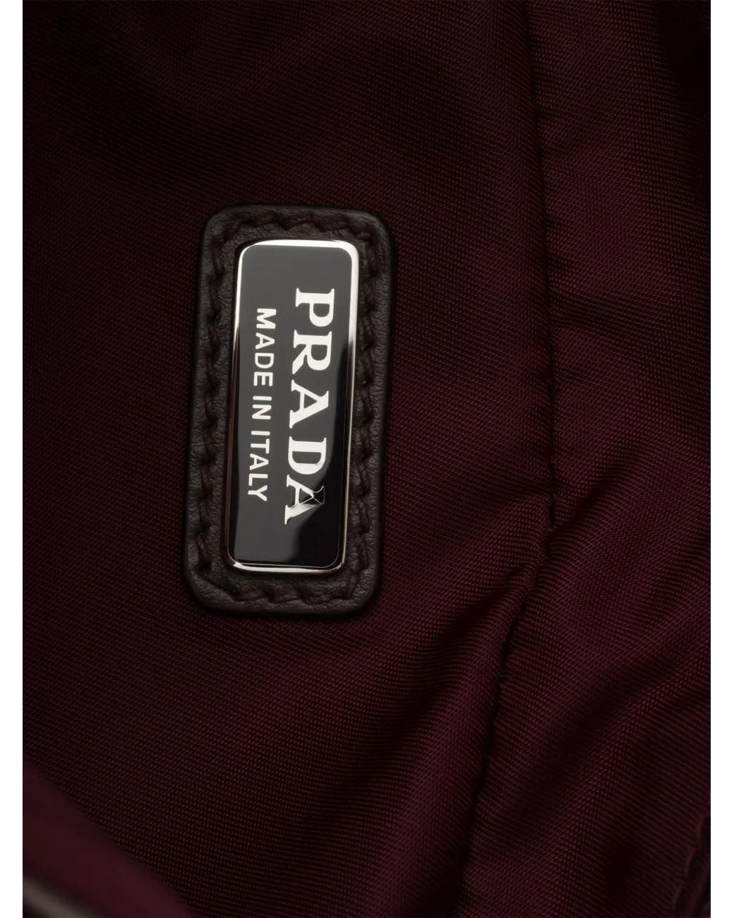 Pouch Speedrock Re-Nylon di Prada in Purple da Uomo