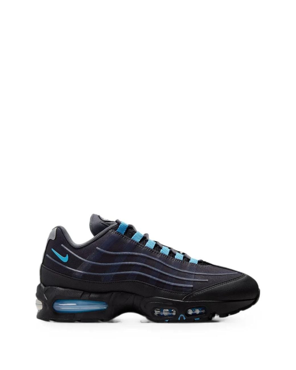 Nike Blue Air Max 95 Big Bubble Tech Sneakers for men
