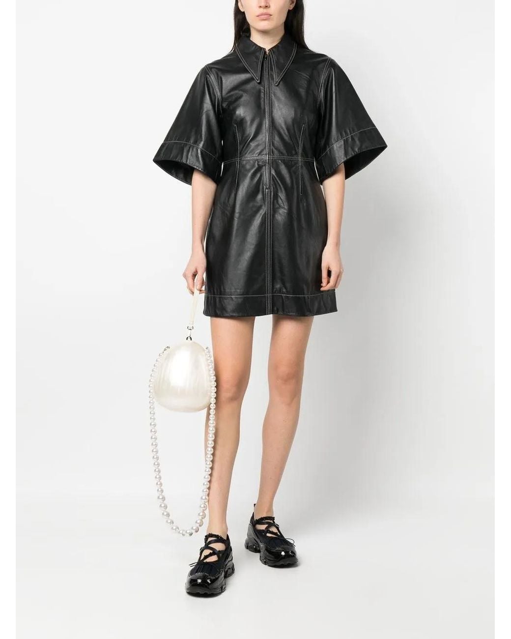 Simone Rocha White Egg Faux Pearl Tote Bag