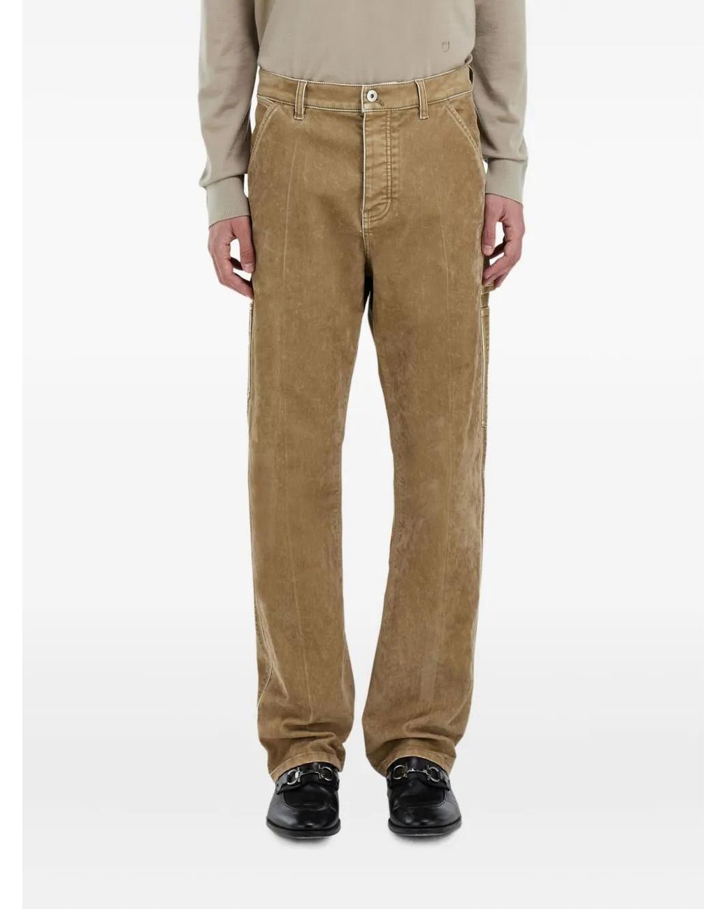 Ferragamo Natural Cargo Trousers for men