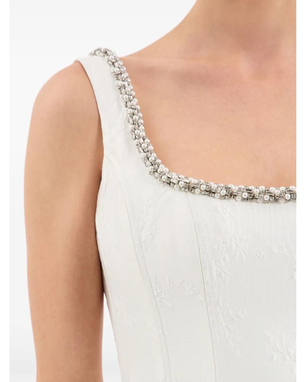 Rebecca Vallance White Revolution Midi Dress