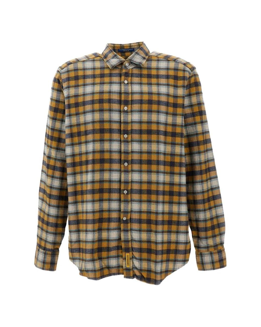 B.D. Baggies Green Chemise Boutonnée À Carreaux for men