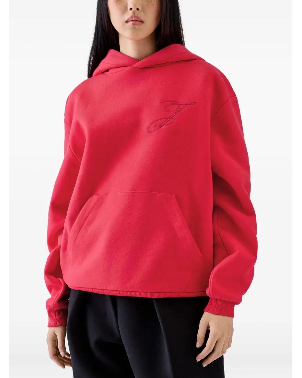 Jacquemus Red The Logo Hoodie
