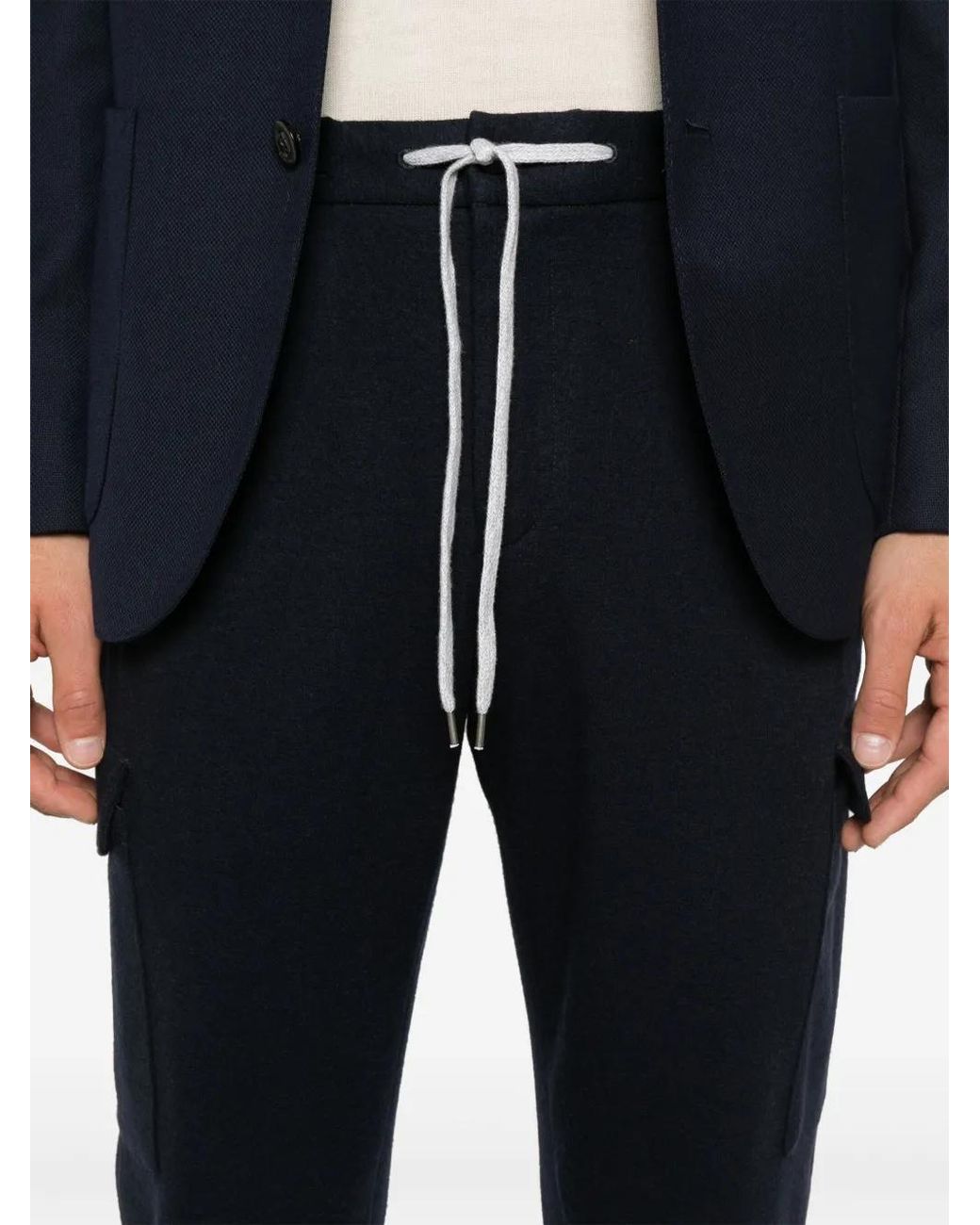 PT Torino Blue Soft Trousers for men
