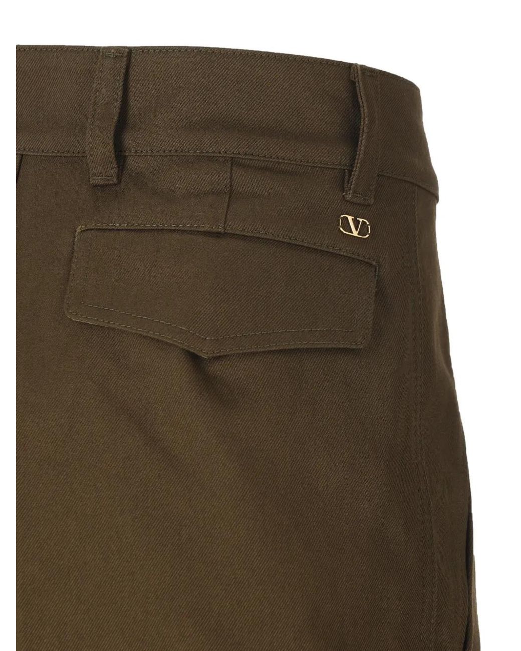 Valentino Garavani Green Cargo Trousers for men