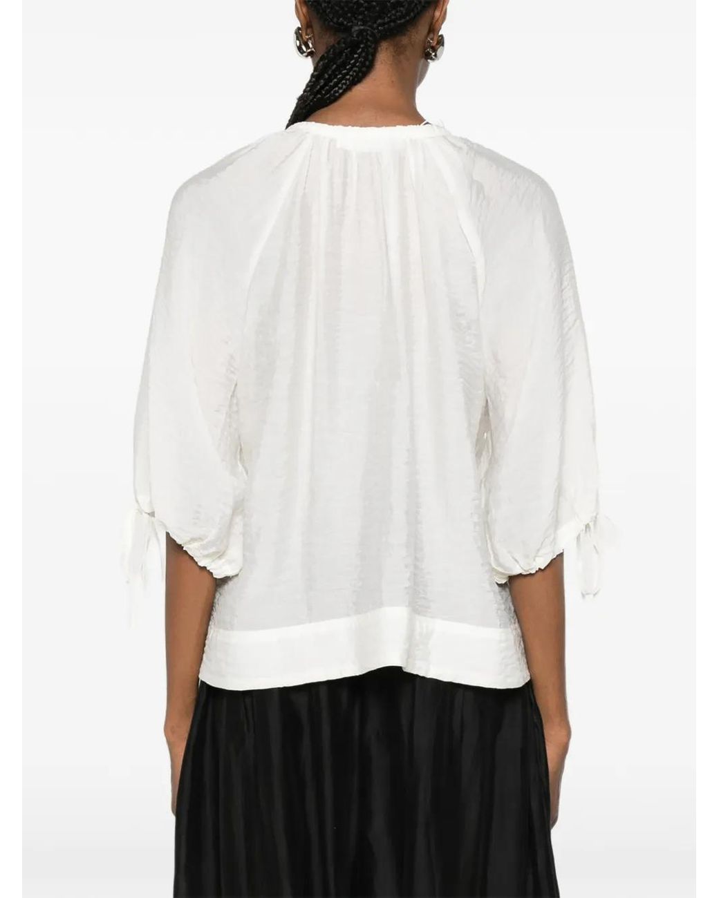 Blusa Samateran di Samsøe & Samsøe in White