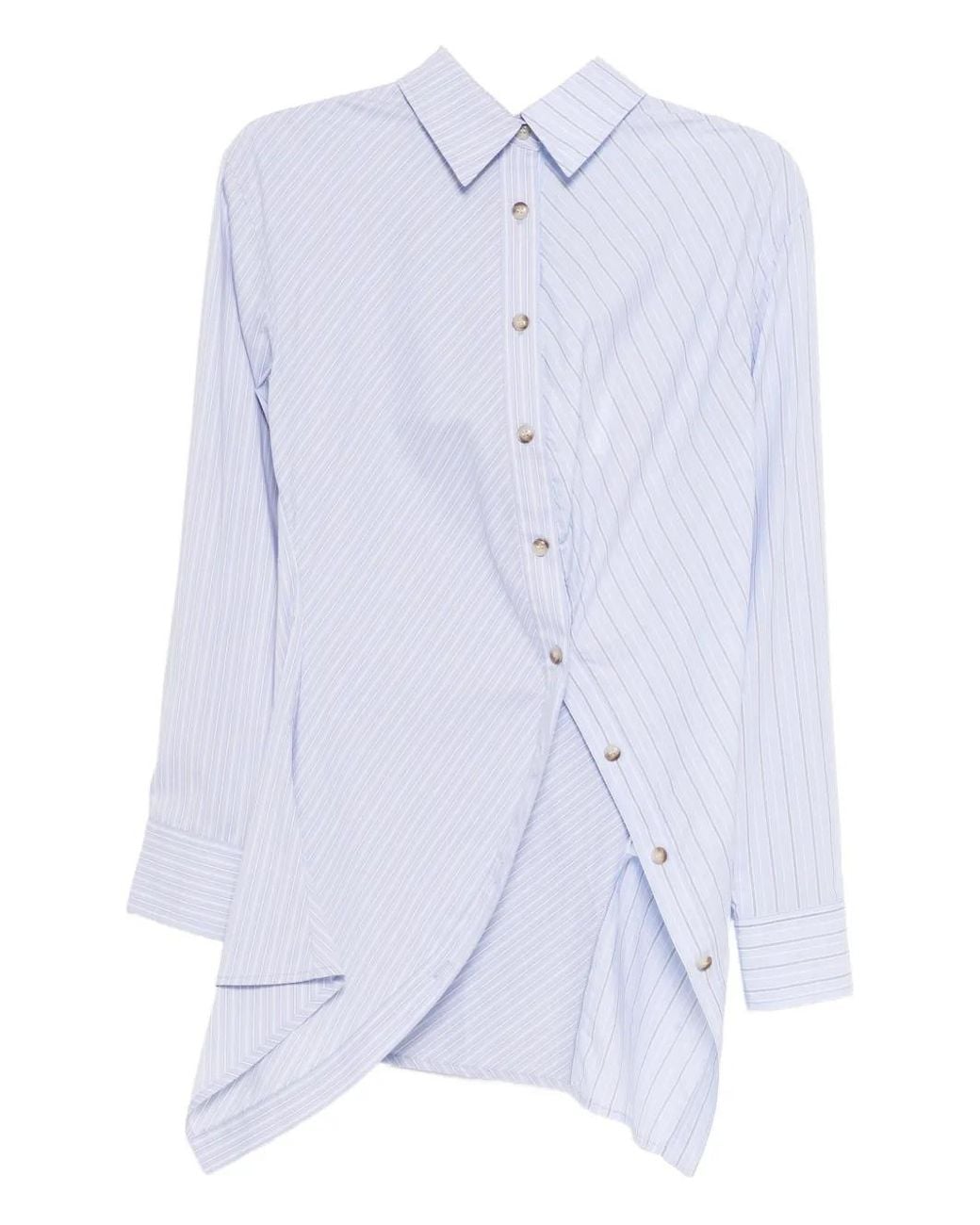 ANDERSSON BELL Blue Twist Stripe Shirts