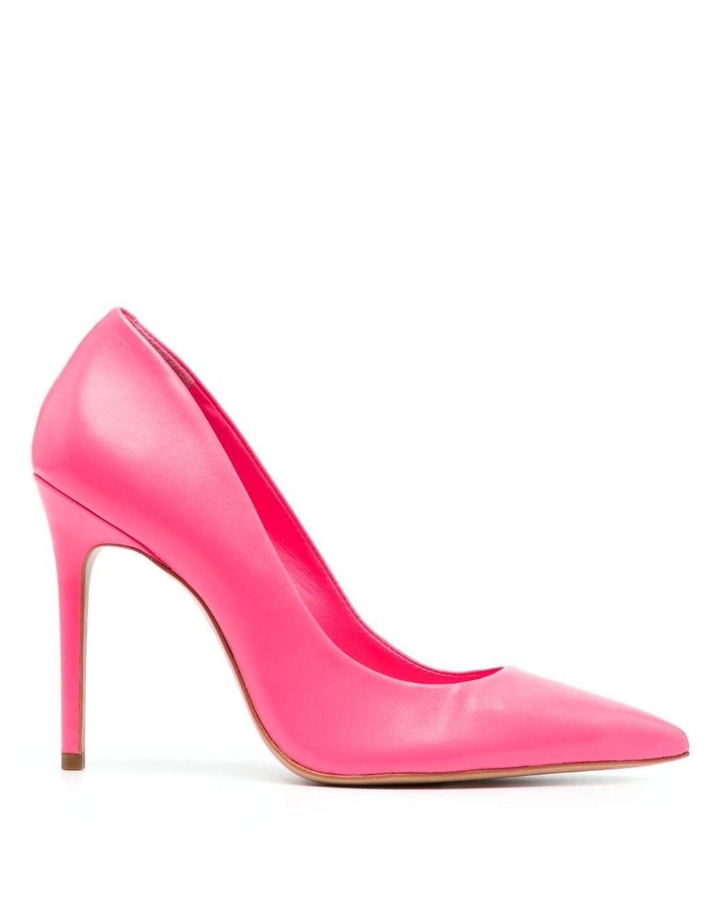 SCHUTZ SHOES Pointed-toe 110mm Leather Pumps in Pink | Lyst