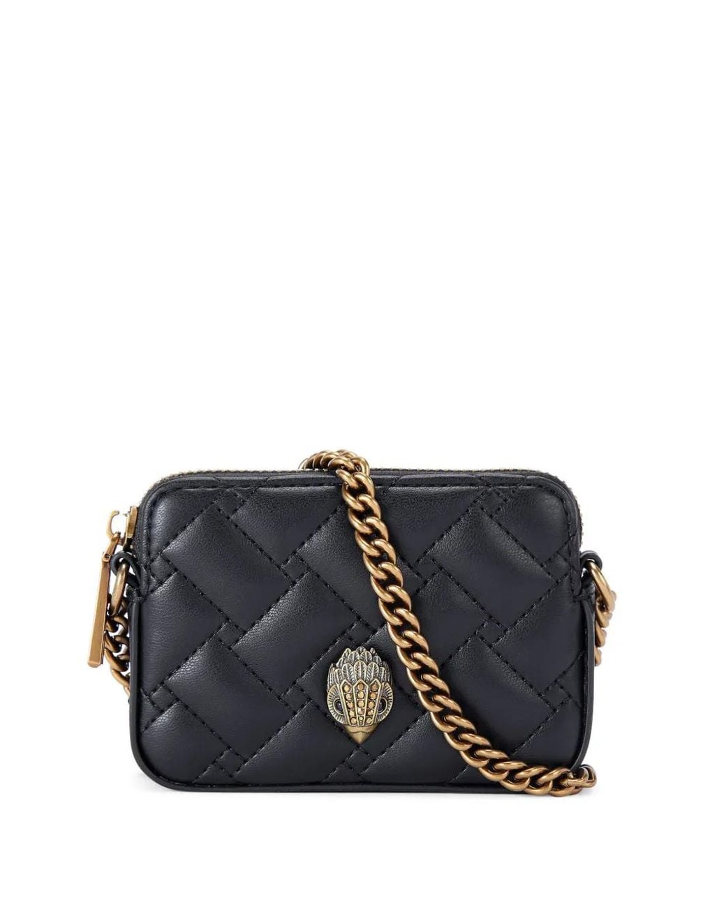 Kurt Geiger Black Micro Kesington Cross Body Bag
