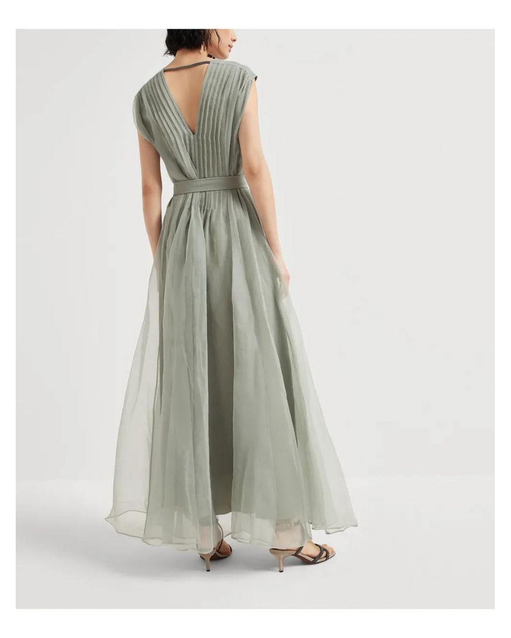 Brunello Cucinelli Gray Dresses