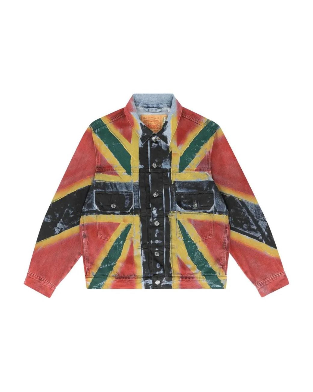 DENIM TEARS Red Union Jack Type 2 Jacket for men