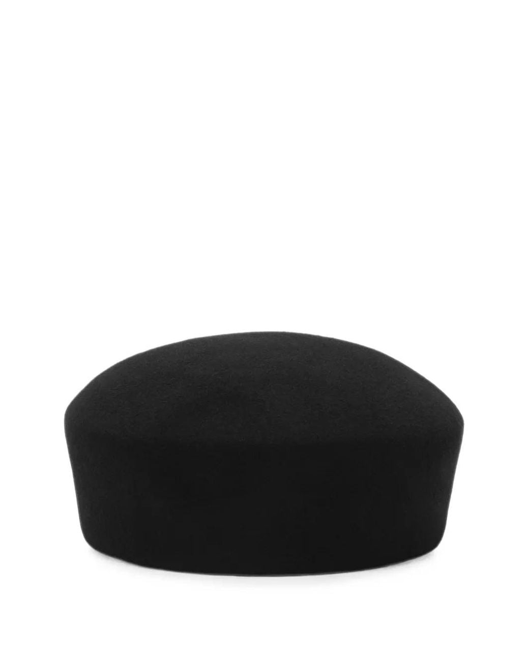 Frankie Shop Black Noxley Pillbox Hat